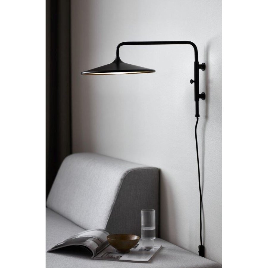 Nordlux Balance Vglampe LED, Sort