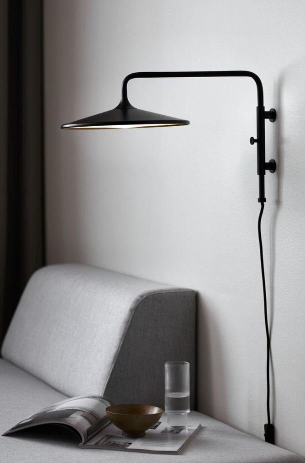 Nordlux Balance Vglampe LED, Sort