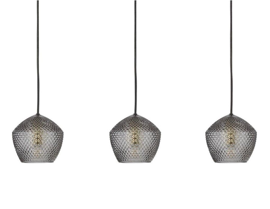 Nordlux Orbiform 3-Pendelleuchte, Messing