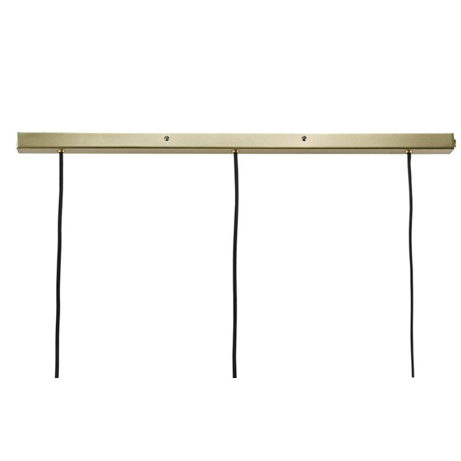 Nordlux Orbiform 3-Pendelleuchte, Messing