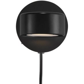 Nordlux Clyde Vglampe LED 13,6 cm, Sort