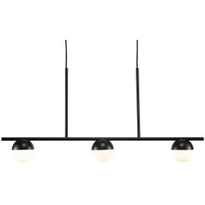 Nordlux Contina Pendelleuchte, Schwarz/Opalwei