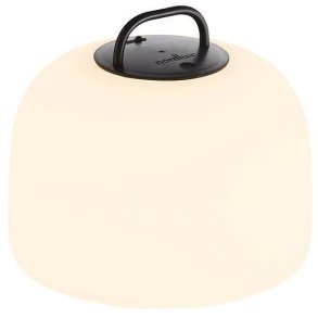 Nordlux Kettle Trdls Lampe 22 cm, Sort/Hvid