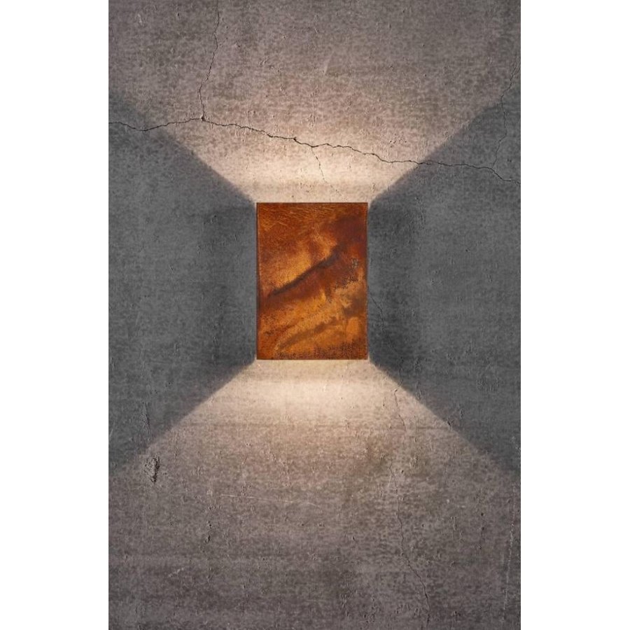 Nordlux Fold 15 Wandleuchte LED, Corten