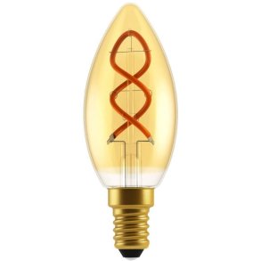 Nordlux Spiral Kertetip Glhbirne E14 3W Dimmbar, Gold