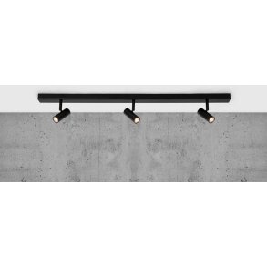 Nordlux Omari 3-spot Spotlight LED 78 cm, Sort