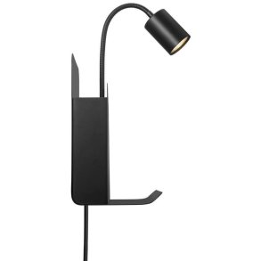 Nordlux Roomi Indoor Vglampe 16,5 cm, Sort
