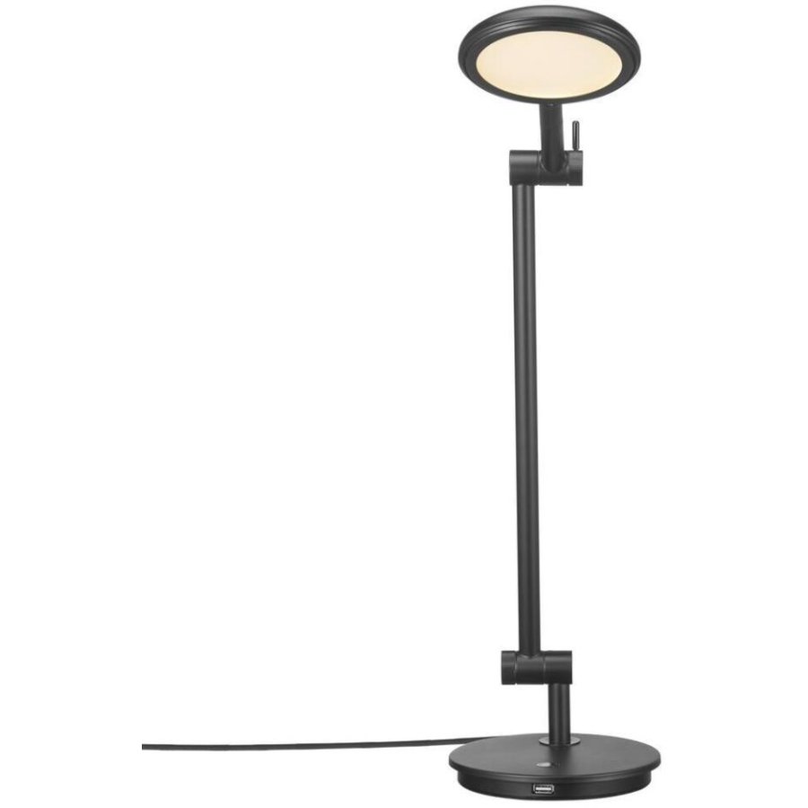 Nordlux Bend Tischleuchte LED H46 cm, Schwarz