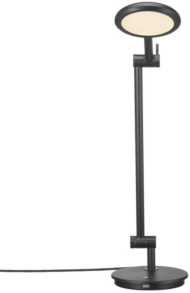 Nordlux Bend Tischleuchte LED H46 cm, Schwarz