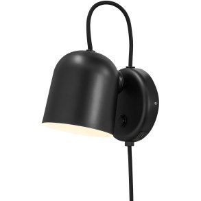 DFTP Angle Wandleuchte 11 cm, Schwarz