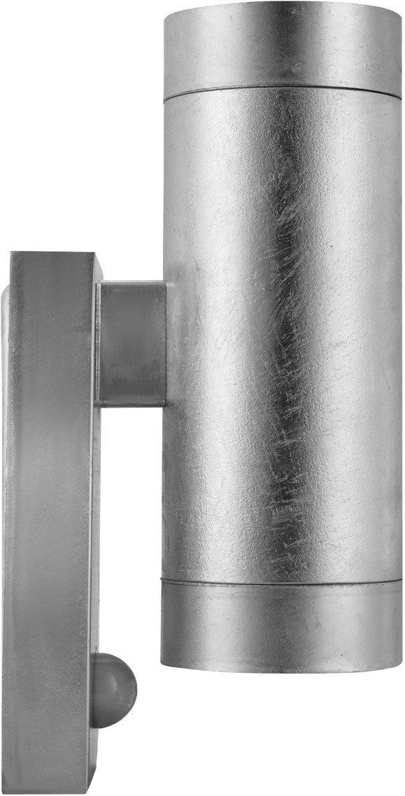 Nordlux Tin Væglampe m. Sensor 12,2 cm, Galvaniseret Stål