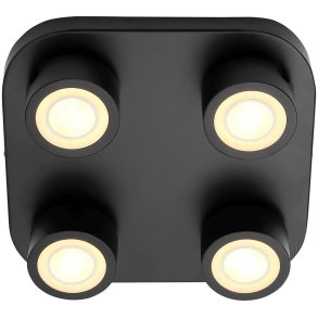 Nordlux Clyde Deckenleuchte 8,5 cm, Schwarz