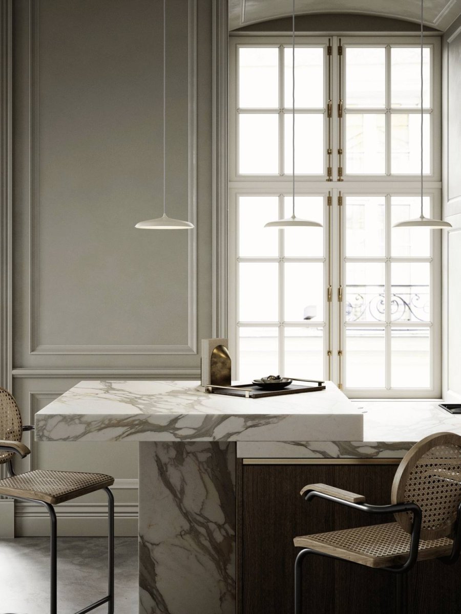 DFTP Artist Pendelleuchte LED 25 cm, Beige