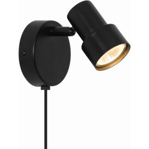 Nordlux Boston Wandleuchte 13,5 cm, Schwarz