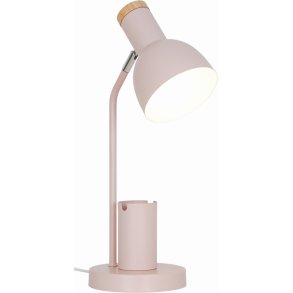 Nordlux Devone Tischlampe H43,5 cm, Staubiges Rosa