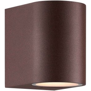 Nordlux Dion Single Væglampe 9,2 cm, Rustfarvet