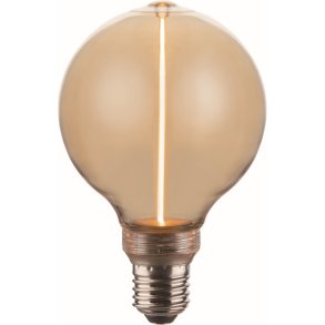 Nordlux G95 Deco Glhbirne E27 4W/110lm Dimmbar, Bernsteinfarben