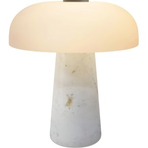 DFTP Glossy Mini Akku-Tischlampe LED H24 cm, Wei&szlig;
