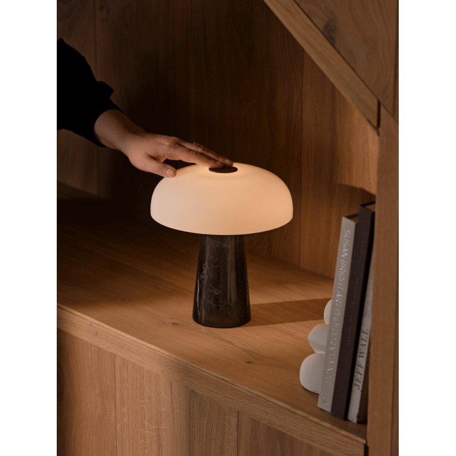 DFTP Glossy Mini Tr�dl�s Bordlampe LED H24 cm, Sort