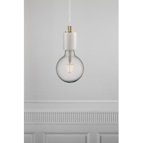 Nordlux Siv Pendel Ø6,4 cm, Hvid Marmor
