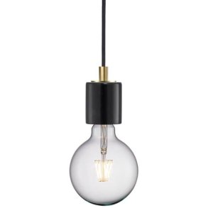 Nordlux Siv Pendelleuchte 6,4 cm, Schwarzer Marmor