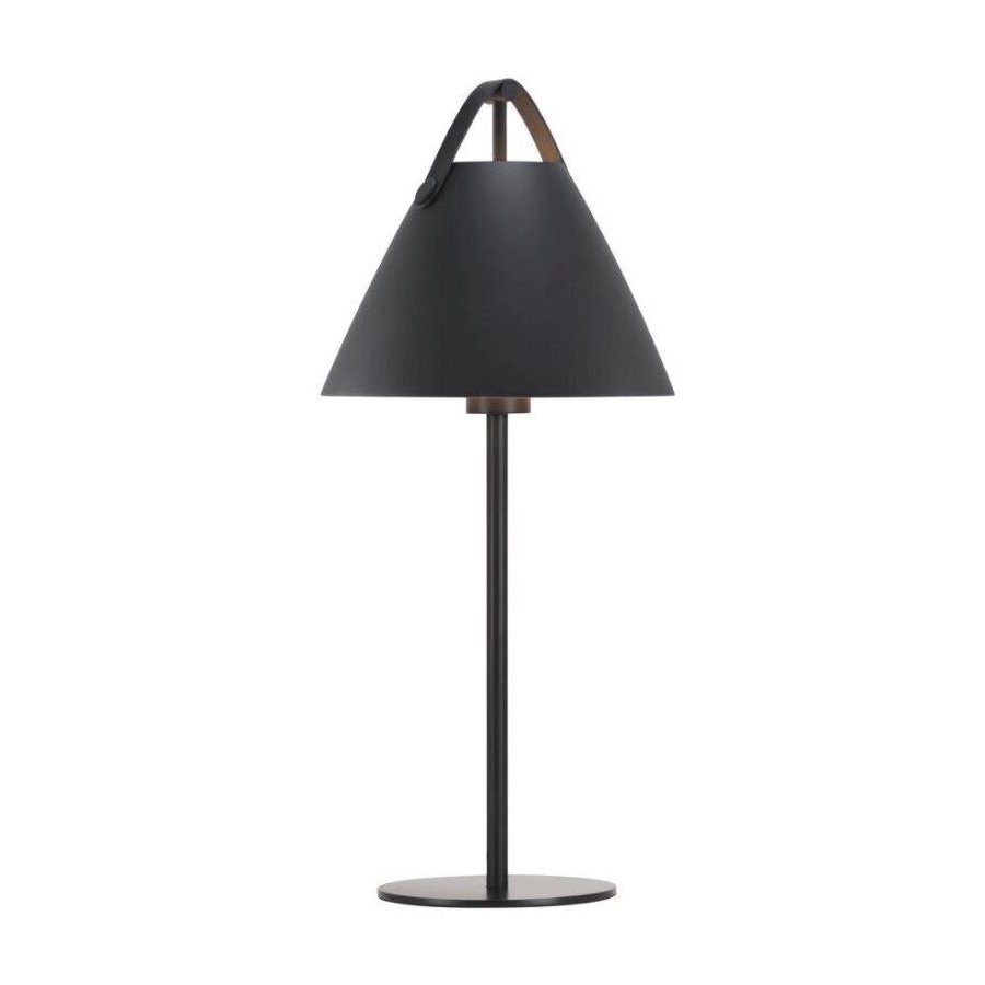 DFTP Strap Tischlampe H47 cm, Schwarz