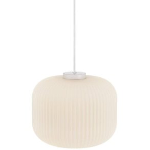 Nordlux Milford Pendel Ø30 cm, Opalhvid