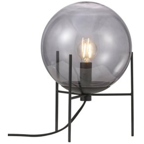 Nordlux Alton Tischlampe H29 cm, Rauchfarbenes Glas