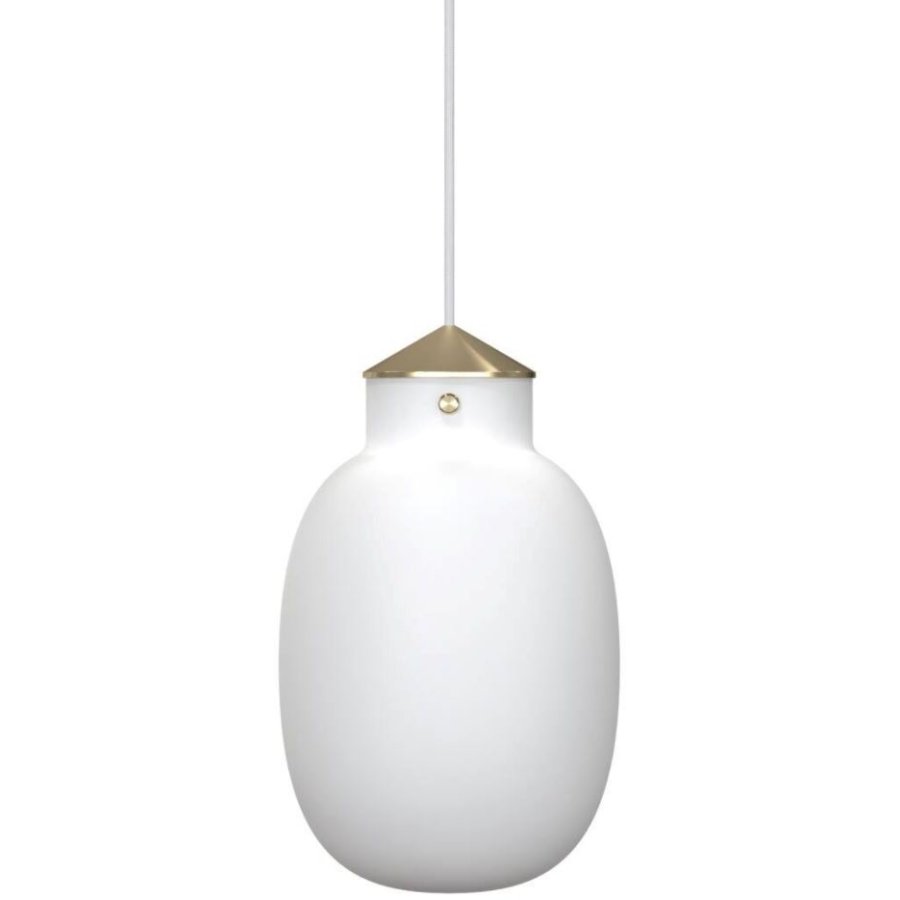 DFTP Ratio 22 Pendelleuchte Oval, Opalwei