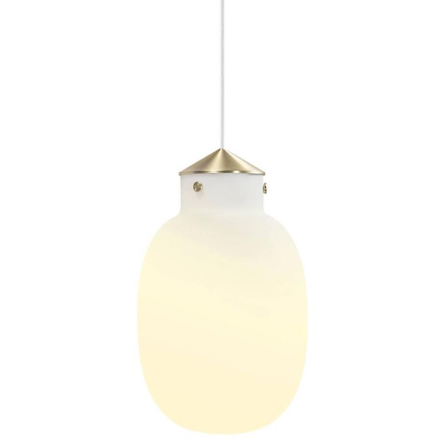 DFTP Ratio 22 Pendelleuchte Oval, Opalwei