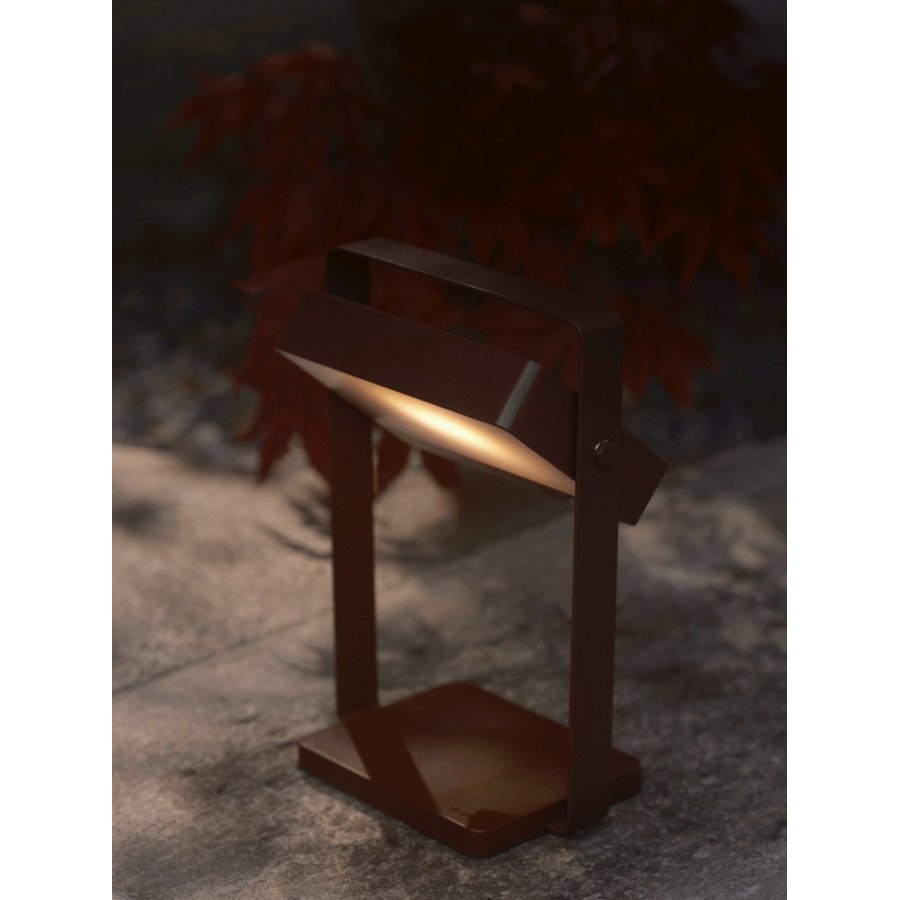 Nordlux Saulio Tr�dl�s Bordlampe Solar H23,5 cm, Brun