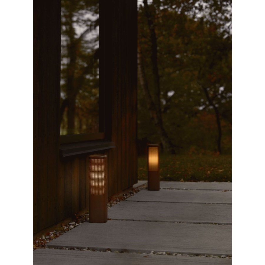 Nordlux Sidara Gartenlampe H45 cm, Seaside Metallic Brown
