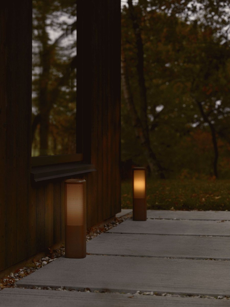 Nordlux Sidara Gartenlampe H45 cm, Seaside Metallic Brown