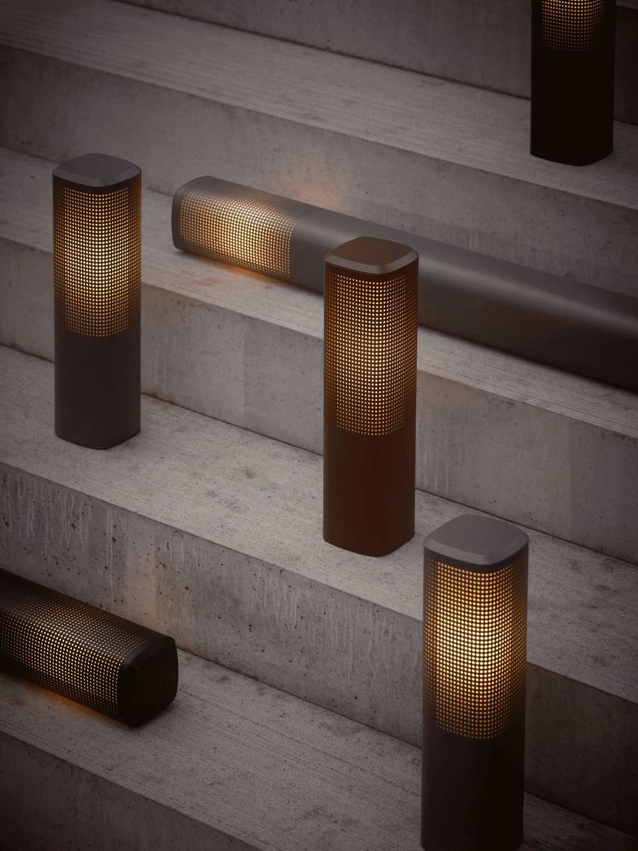 Nordlux Sidara Gartenlampe H45 cm, Seaside Metallic Brown