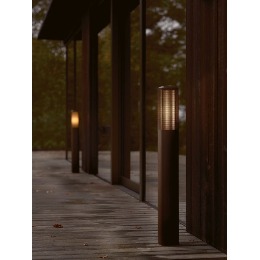 Nordlux Sidara Gartenlampe H95 cm, Seaside Metallic Brown