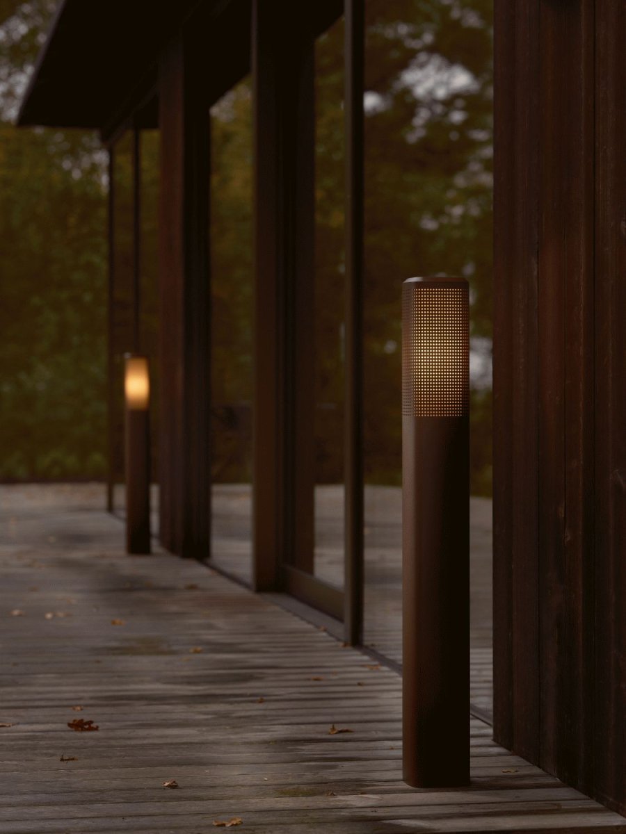 Nordlux Sidara Gartenlampe H95 cm, Seaside Metallic Brown