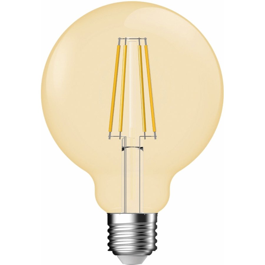 Nordlux G95 Deco E27 Birne 7,2W/660lm Dimmbar, Goldfarben
