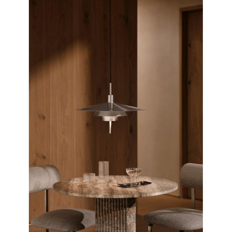 DFTP Latika Pendel �45 cm, B�rstet Krom