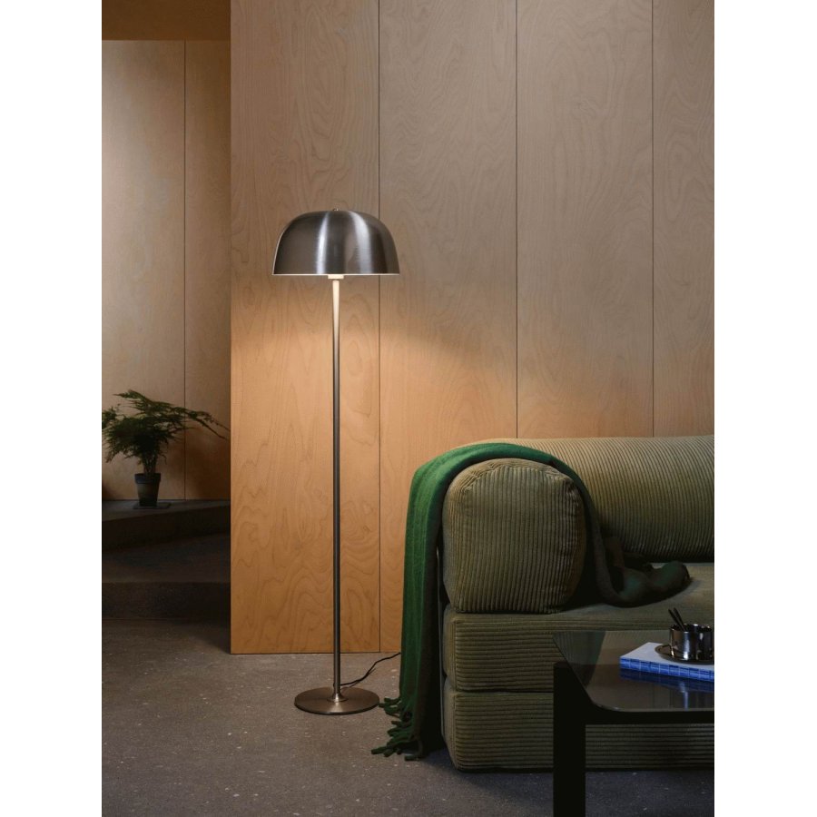 Nordlux Cera Gulvlampe H140 cm, B�rstet St�l