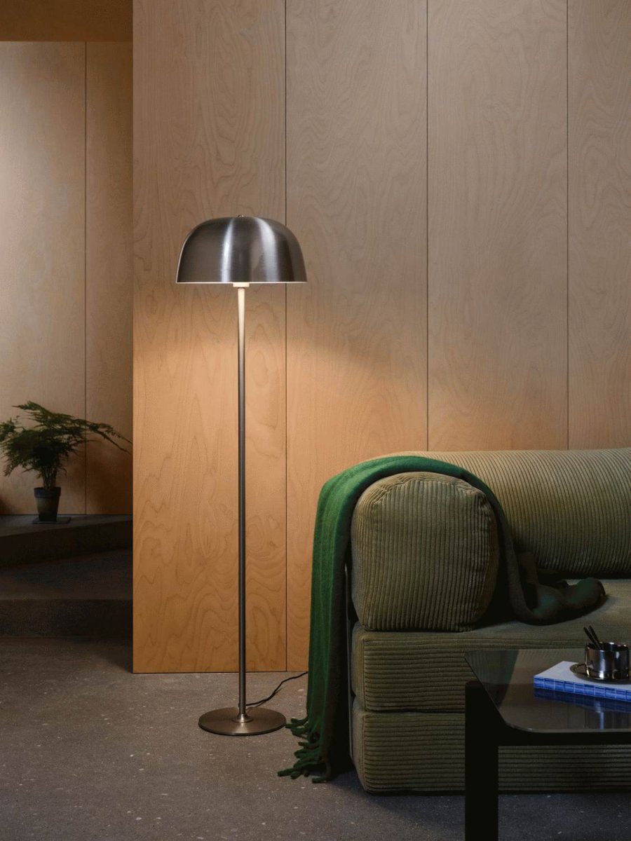 Nordlux Cera Gulvlampe H140 cm, B�rstet St�l