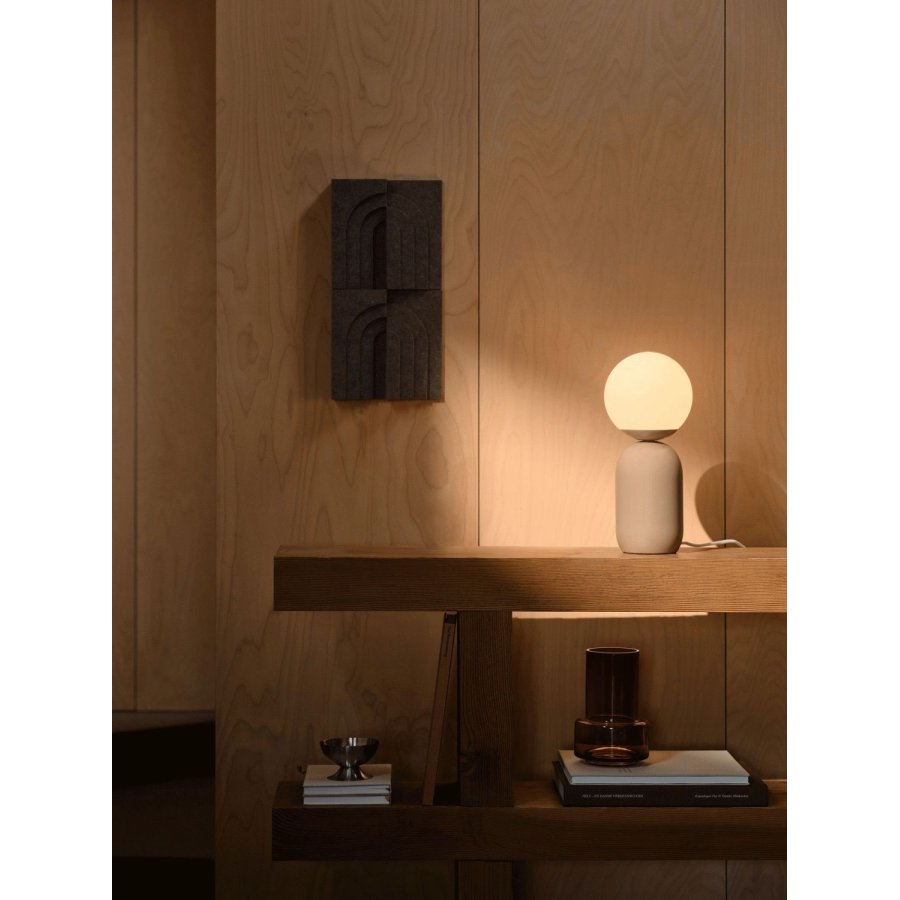 Nordlux Notti Bordlampe H34,5 cm, Lysebrun