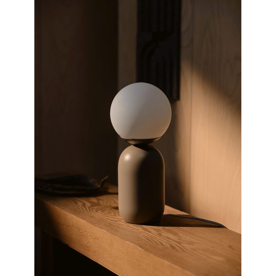 Nordlux Notti Bordlampe H34,5 cm, Lysebrun