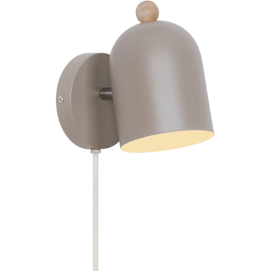 Nordlux Gaston V�glampe 19,5 cm, Lysebrun