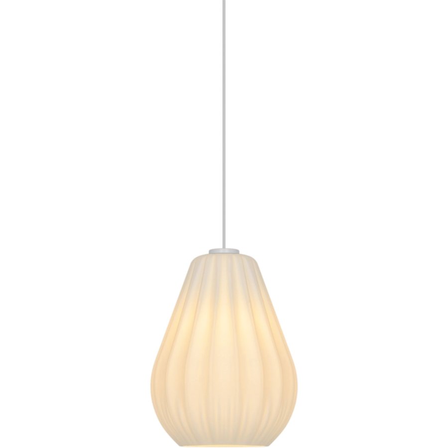 Nordlux Sallino Pendel �24 cm, Opal Hvid