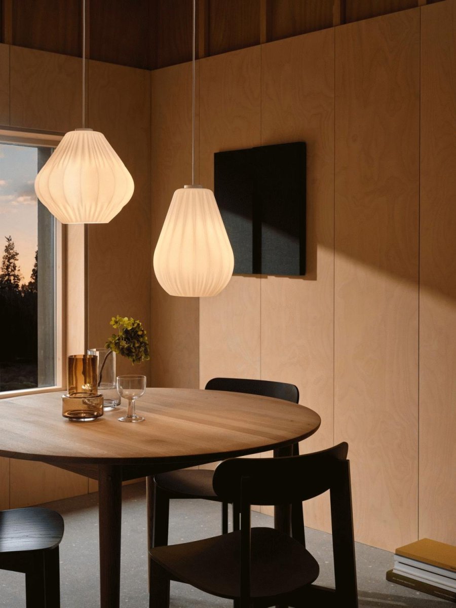 Nordlux Sallino Pendel �24 cm, Opal Hvid