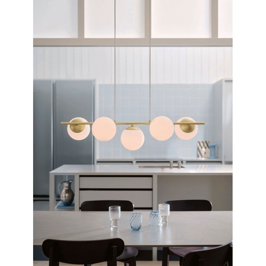 Nordlux Lilly Pendel 90 cm, Messing