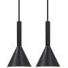 Nordlux Kelvis Pendel 2 stk. �11 cm, Sort