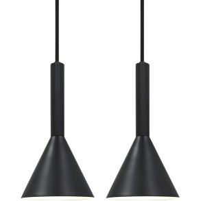 Nordlux Kelvis Pendel 2 stk. �11 cm, Sort
