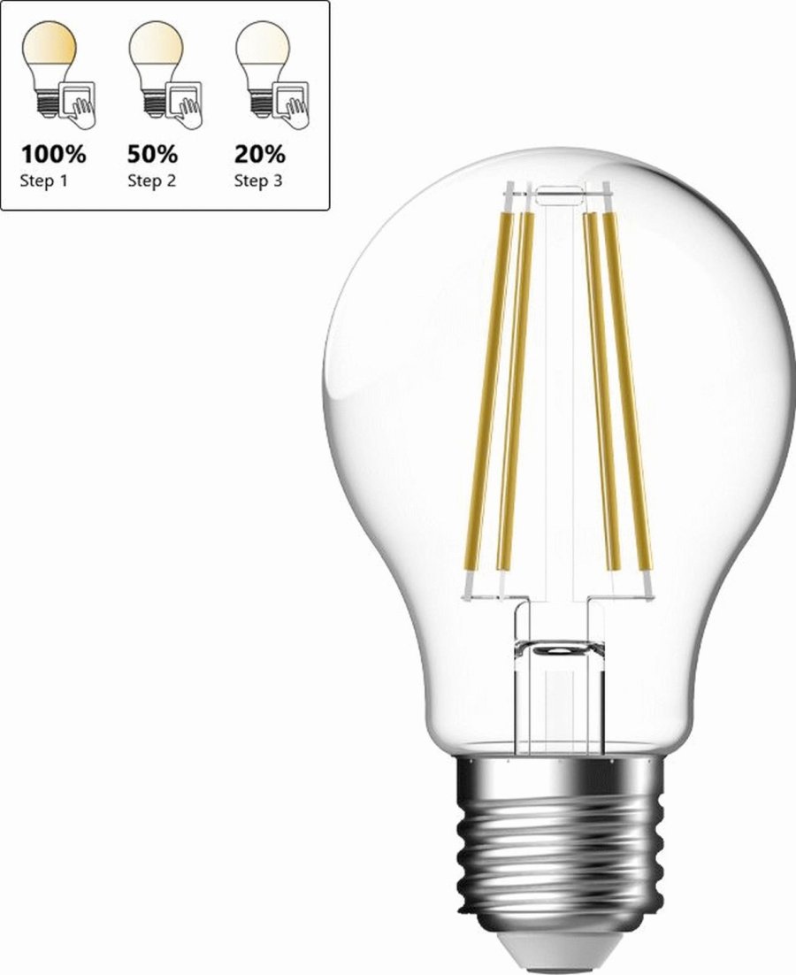 Energetic A61 Birne E27 4,9W/806lm 3 Step, Klar