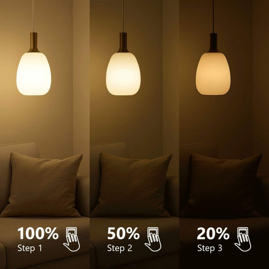 Energetic A61 Birne E27 4,9W/806lm 3 Step, Klar